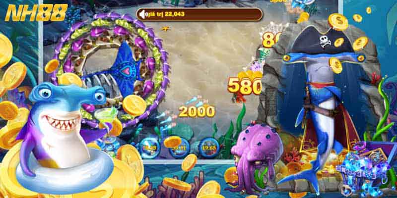 Bắn cá hoàng kim và sức hấp dẫn từ sảnh game